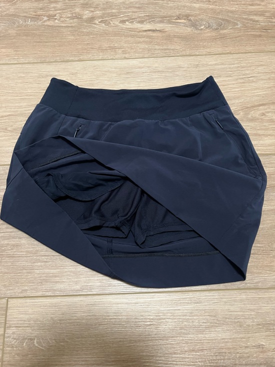 Athleta Dresses & Skirts - Athleta Navy Active Skort with Built-In Shorts size 2